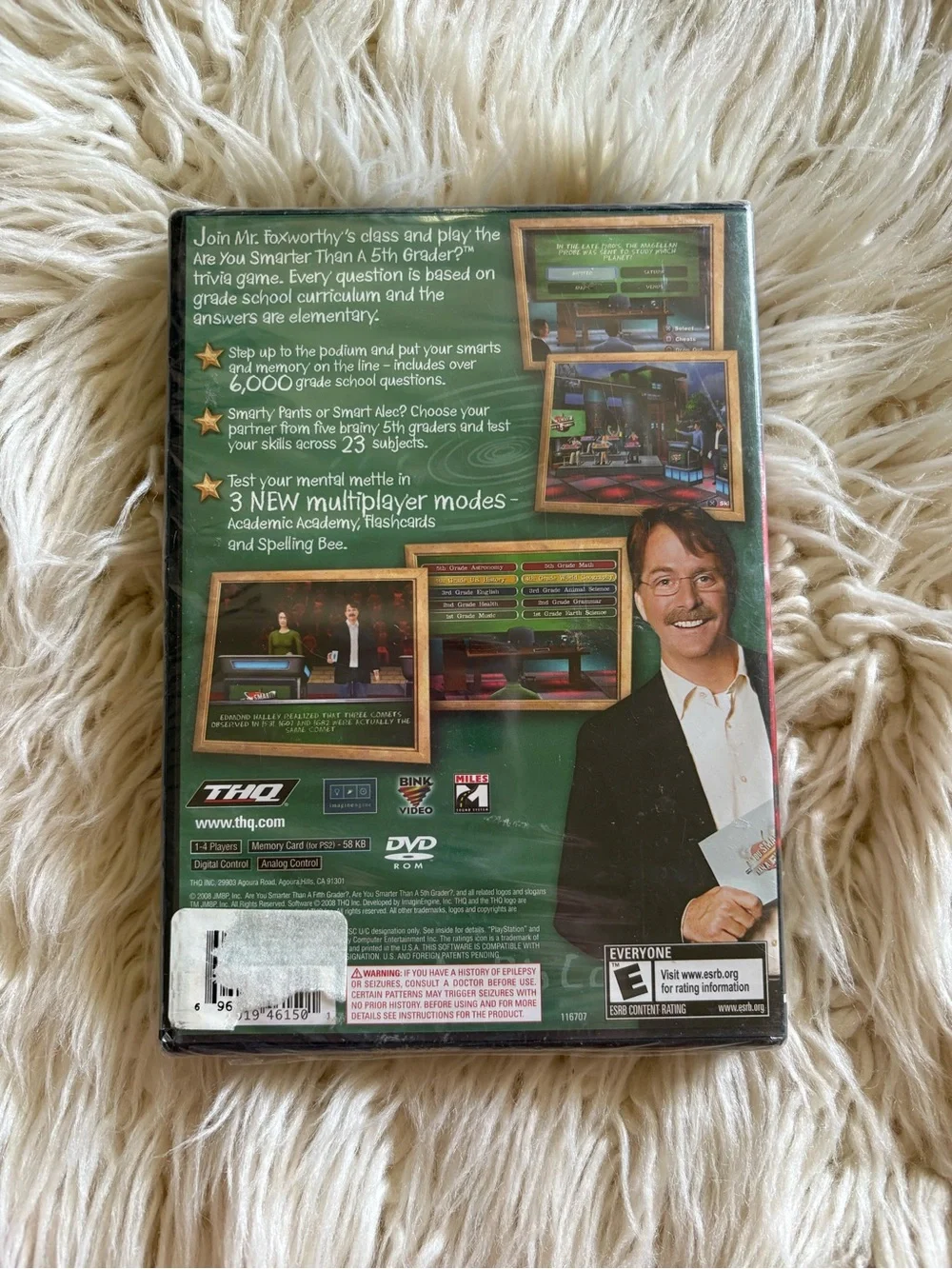 Are You Smarter Than a 5th Grader Make the Grade Sony PlayStation 2 2008 New PS2